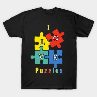 I Love Puzzles T-Shirt